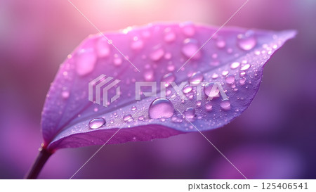 Serenity of Autumn Leaf under Soft Rainfall Serenity of Autumn Leaf under Soft Rainfall 125406541