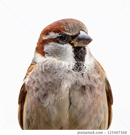 麻雀的形象 麻雀的形象 125407388