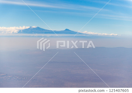 Mount Kilimanjaro from the Air Mount Kilimanjaro from the Air 125407605