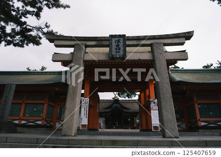 [Sumiyoshi Taisha] A historic shrine in Osaka city 125407659