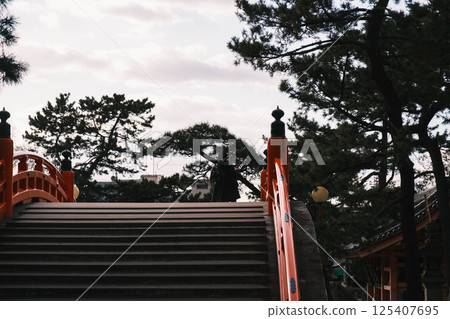 [Sumiyoshi Taisha] A historic shrine in Osaka city 125407695