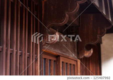 Sekijuku, townhouse streetscape 125407992