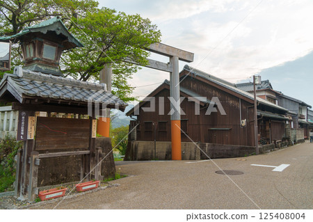Sekijuku, townhouse streetscape 125408004