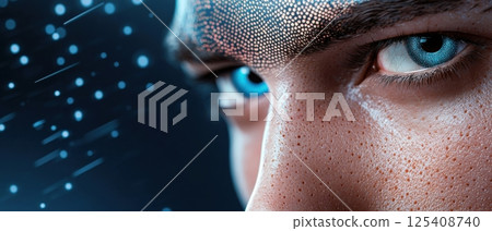 Advanced futuristic military-grade smart skin technology with a dynamic, shifting camouflage pattern designed for optimal stealth and concealment in combat environments. Advanced futuristic military-grade smart skin technology with a dynamic, shifting camouflage pattern designed for optimal stealth and concealment in combat environments. 125408740