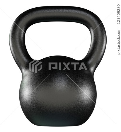 Kettlebell fitness weight, blank heavy cast iron powerlifting equipment 125409280