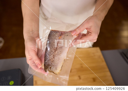 Sous Vide Cooking Utilizing Vacuum Sealing Techniques for the Storage of Fresh Meats 125409926