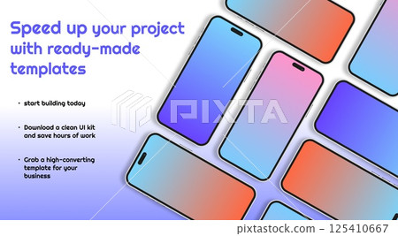 Colorful Loading Bar Symbol, Vibrant UI ElementApple iPhone 16 Pro Max smartphone device gray black mockup template. Mobile phone with blank screen vector illustrationApple iPhone 16 Pro Max  125410667