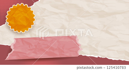 Advertising Banner in Retro Style Advertising Banner in Retro Style 125410783