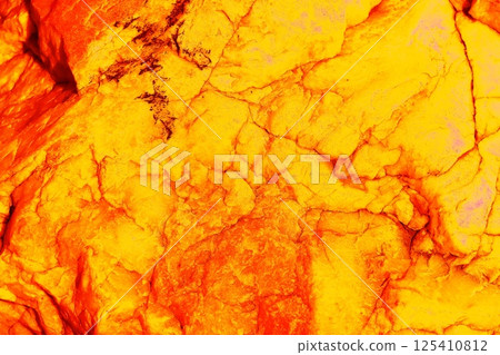 Raw surface of natural stone, textured surface background. Changed color scheme. 125410812