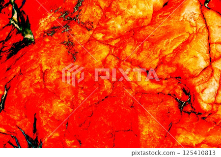 Raw surface of natural stone, textured surface background. Changed color scheme. 125410813