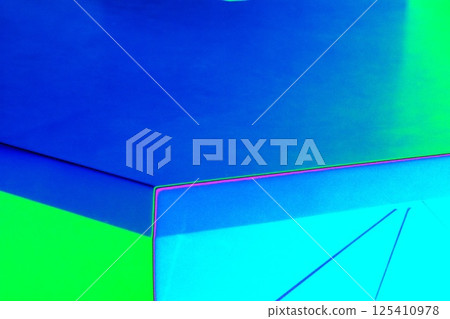 White marble table, bar counter. Changed color scheme. Bright colorful abstract background. White marble table, bar counter. Changed color scheme. Bright colorful abstract background. 125410978