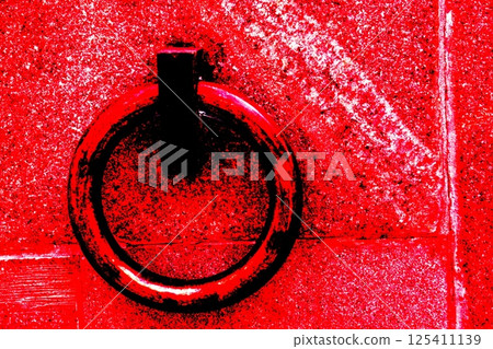 The metal ring in the granite wall symbolizes the chains of unfreedom. Changed color scheme. The metal ring in the granite wall symbolizes the chains of unfreedom. Changed color scheme. 125411139