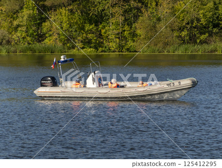 Moscow Russia - July 30 2023 - State Inspectorate for Small Vessels EMERCOM of Russia Moscow Russia - July 30 2023 - State Inspectorate for Small Vessels EMERCOM of Russia 125412295