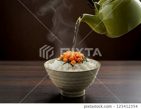 Shiitake mentaiko chazuke 125412354