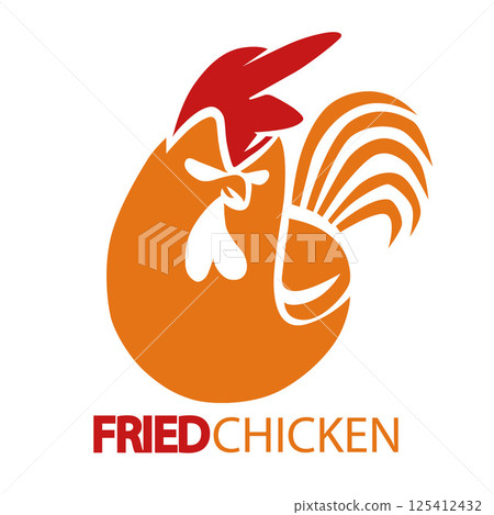 Fried Chicken Logo Brand 125412432
