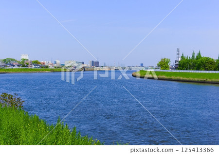 2025年4月東京足立區中川沿岸的風景 125413366