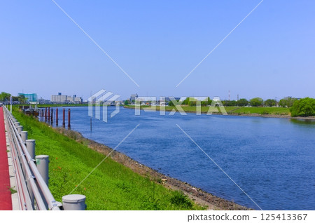 2025年4月東京足立區中川沿岸的風景 2025年4月東京足立區中川沿岸的風景 125413367