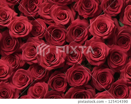 Father's Day bouquet of red roses 125414390