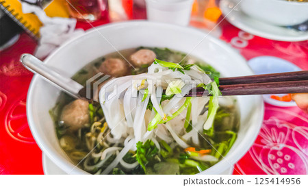 越南食品河粉 125414956