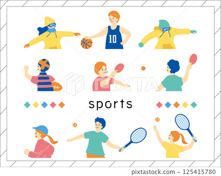 喜歡運動的人 喜歡運動的人 125415780