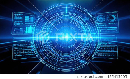 未來的資訊儀表板（AI 生成的圖像） 125415905