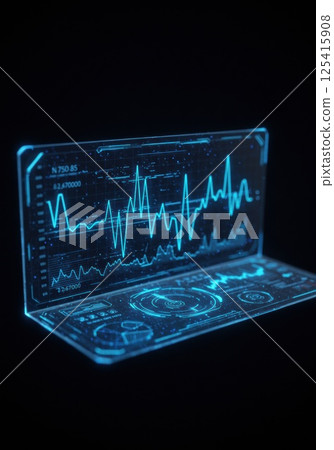 未來的資訊儀表板（AI 生成的圖像） 125415908