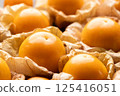 Cape gooseberry or goldenberry fruit. Close up shot 125416051