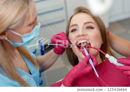dental procedure, consultation dental clinic, teeth check, dentist concept, oral care, check-up, visit dentist, healthy smile dental procedure, consultation dental clinic, teeth check, dentist concept, oral care, check-up, visit dentist, healthy smile 125416664