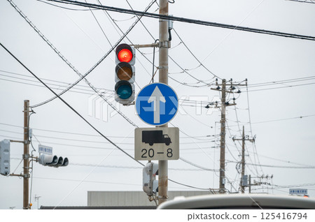 road sign road sign 125416794