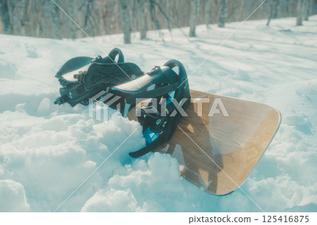 snowboard, snowboarding, ski slope 125416875