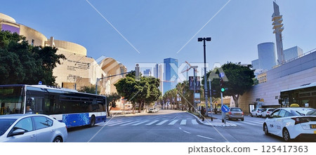 Cityscape Modern and Cultural Fusion Cityscape Modern and Cultural Fusion 125417363