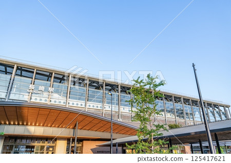 長崎縣長崎市：晴天的JR長崎站（東口） 125417621