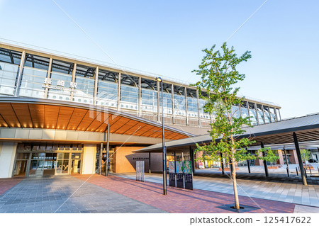 長崎縣長崎市:晴天的JR長崎站(東口) 長崎縣長崎市:晴天的JR長崎站(東口) 125417622