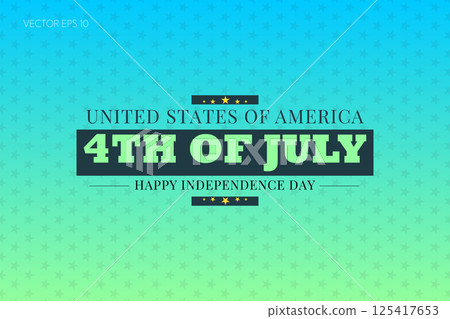 Green Themed Independence Poster with Stars and Tagline Green Themed Independence Poster with Stars and Tagline 125417653