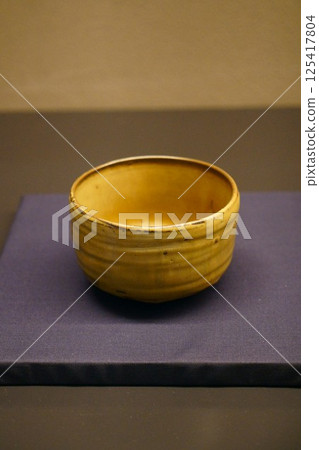 7849 Yellow glaze tea bowl 7849 Yellow glaze tea bowl 125417804