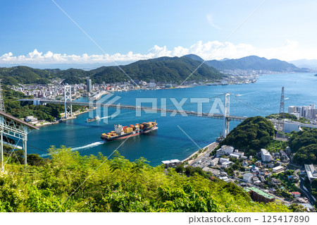 Kanmon Bridge, photographed in 2025 125417890