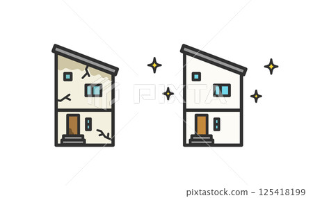 Home renovation illustrations 125418199