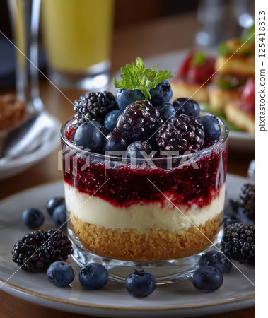 Summer sweets: Verrine Myrtille Mule 125418313