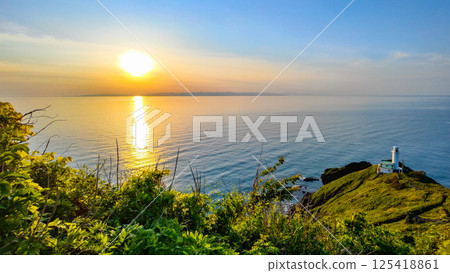 Sunset at Cape Kakuda 125418861