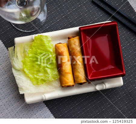 Japanese rolls Harumaki Japanese rolls Harumaki 125419325
