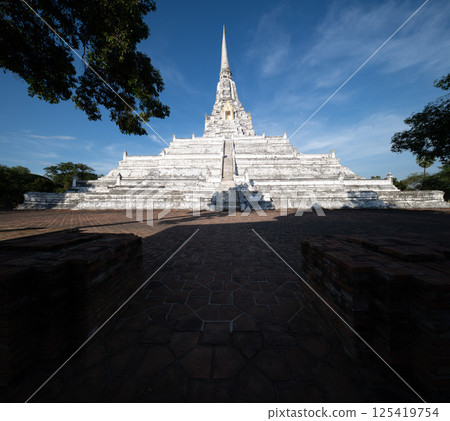 Phra Nakhon Si Ayutthaya, Thailand, December 27, 2024, Explore the stunning architecture of Wat Phukhao Thong Phra Nakhon Si Ayutthaya, Thailand, December 27, 2024, Explore the stunning architecture of Wat Phukhao Thong 125419754