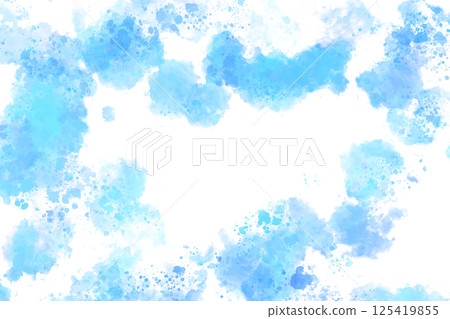 blue watercolor background 125419855