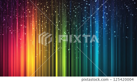 Multicolor spectrum digital background (ai generated image) 125420004