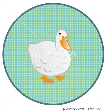 Illustration of a duck 125420543