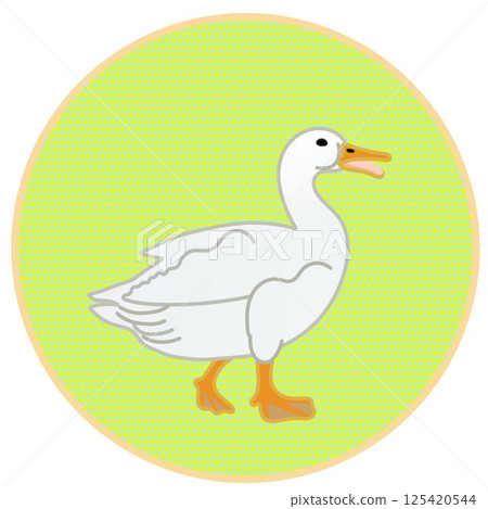 Illustration of a duck 125420544