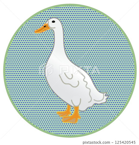 Illustration of a duck Illustration of a duck 125420545
