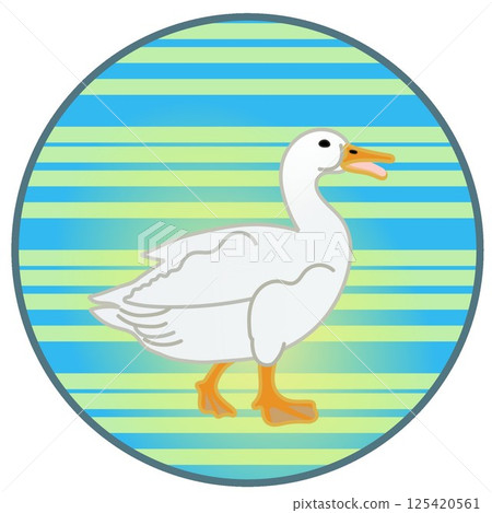 Illustration of a duck Illustration of a duck 125420561