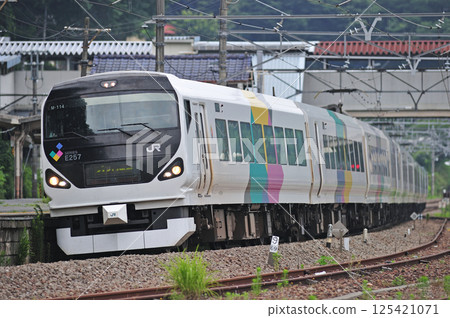 Chuo Main Line Uenohara JR East E257 series M-114 formation (Matsumoto) Azusa Kaiji 125421071