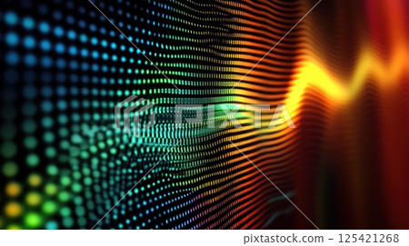 有節奏的網絡網格（AI 生成的圖像） 125421268