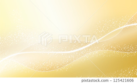 Background material combining gold and curves 125421606